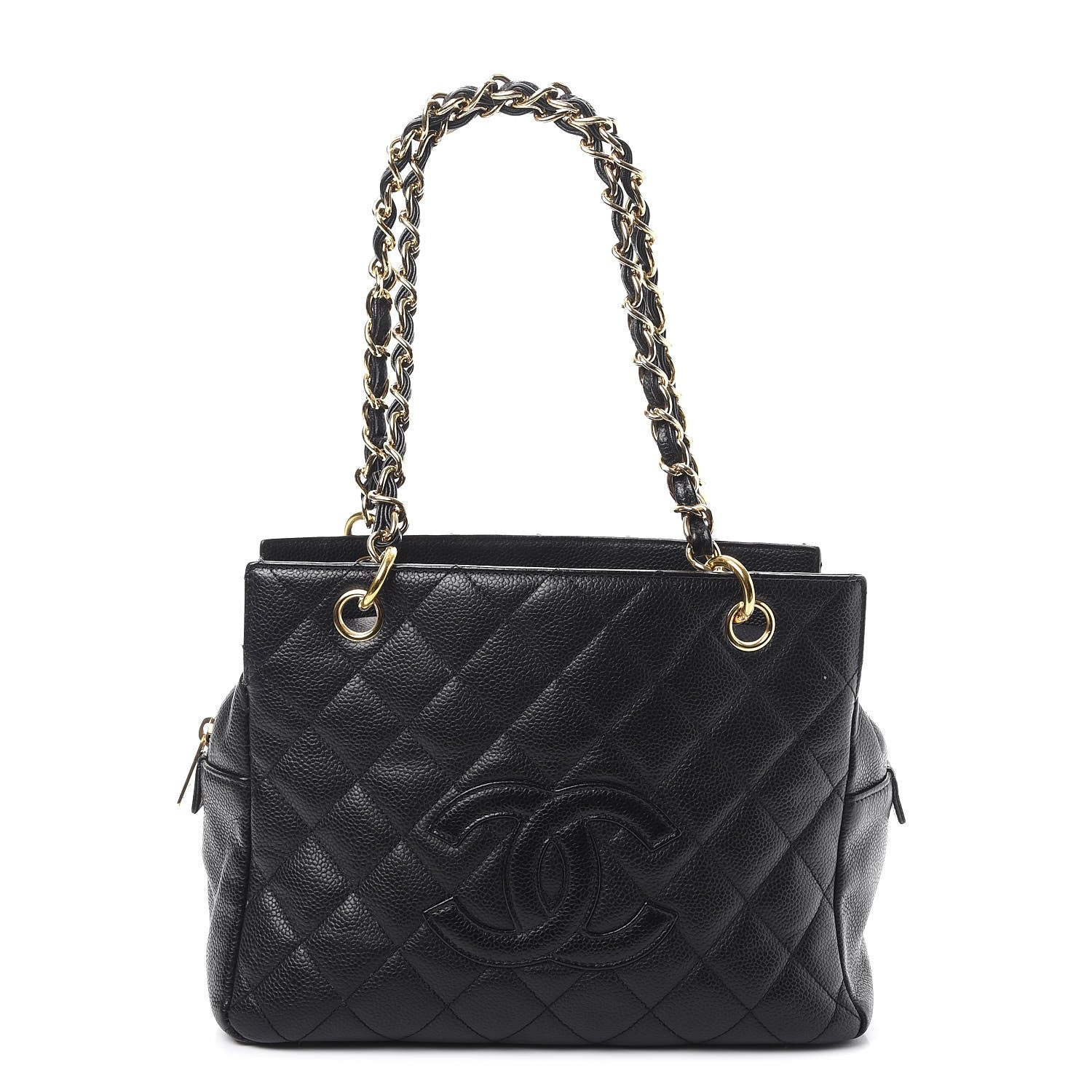 Chanel Caviar Quilted Petit Timeless Tote PTT Black 1 of 8