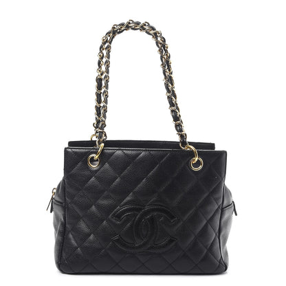 Chanel Caviar Quilted Petit Timeless Tote PTT Black 1 of 8