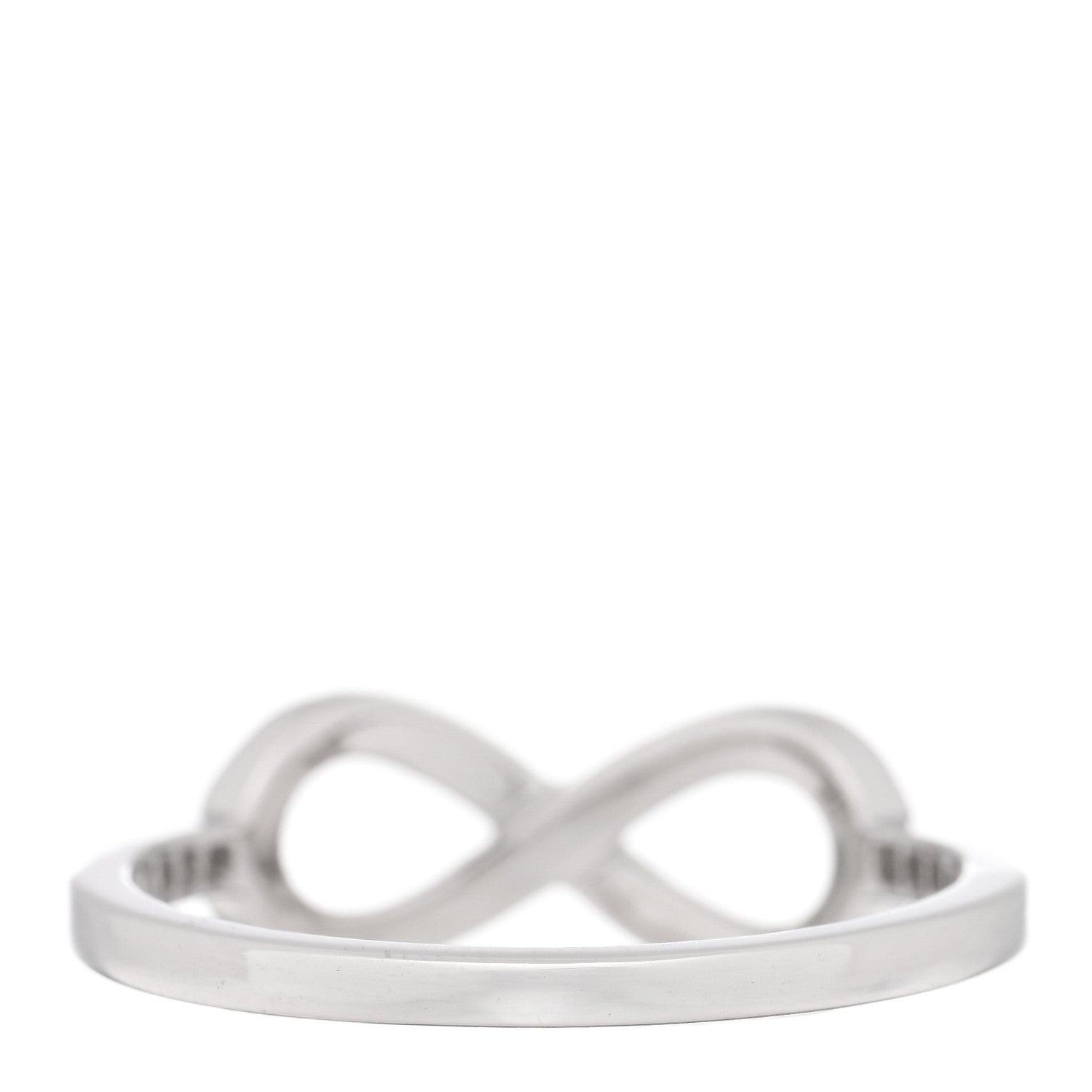 Tiffany Platinum Diamond Infinity Ring 54 6.75 3 of 4