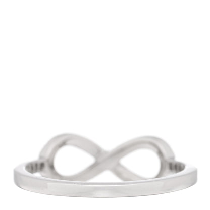 Tiffany Platinum Diamond Infinity Ring 54 6.75 3 of 4