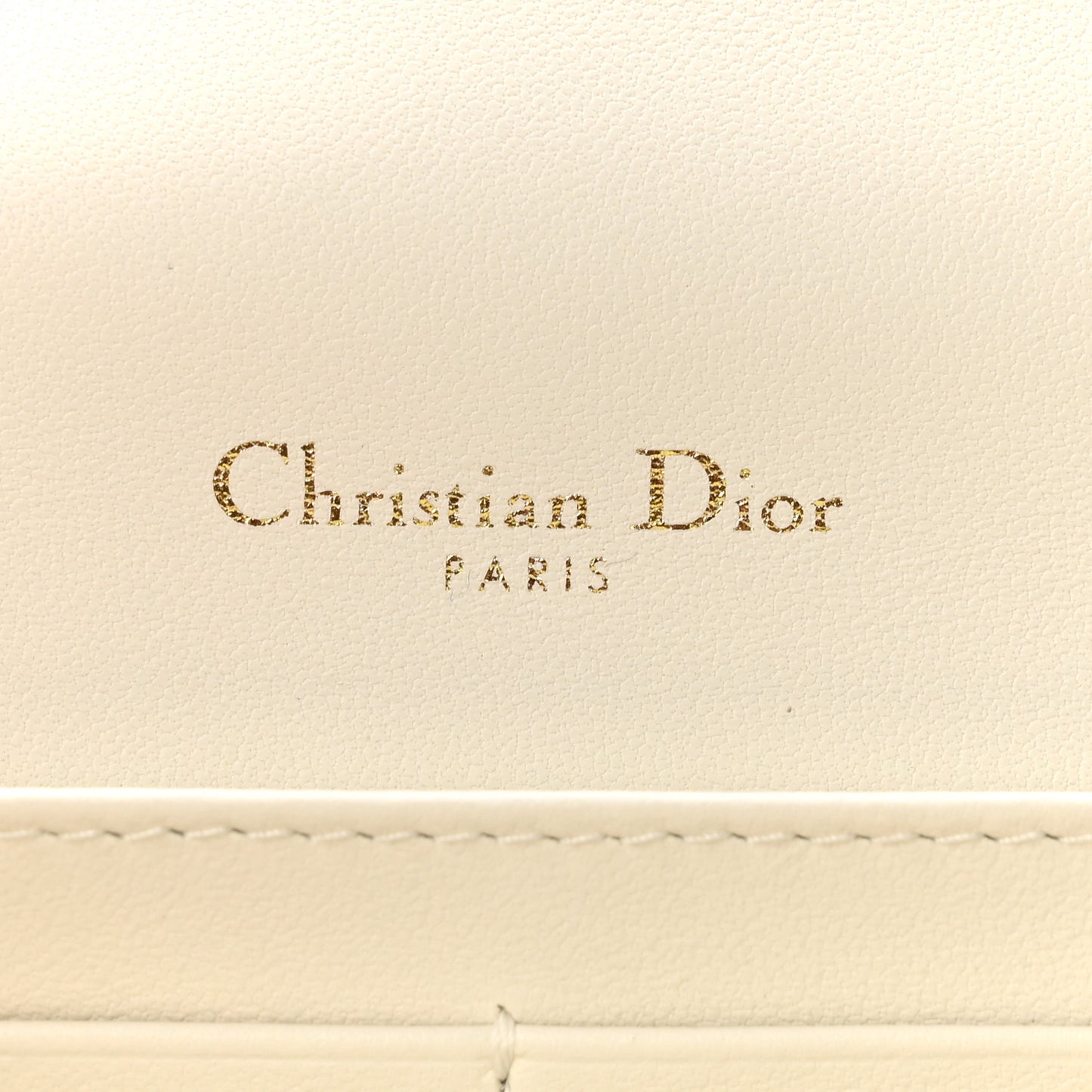 Lambskin Cannage My Dior Daily Pouch With Chain Latte