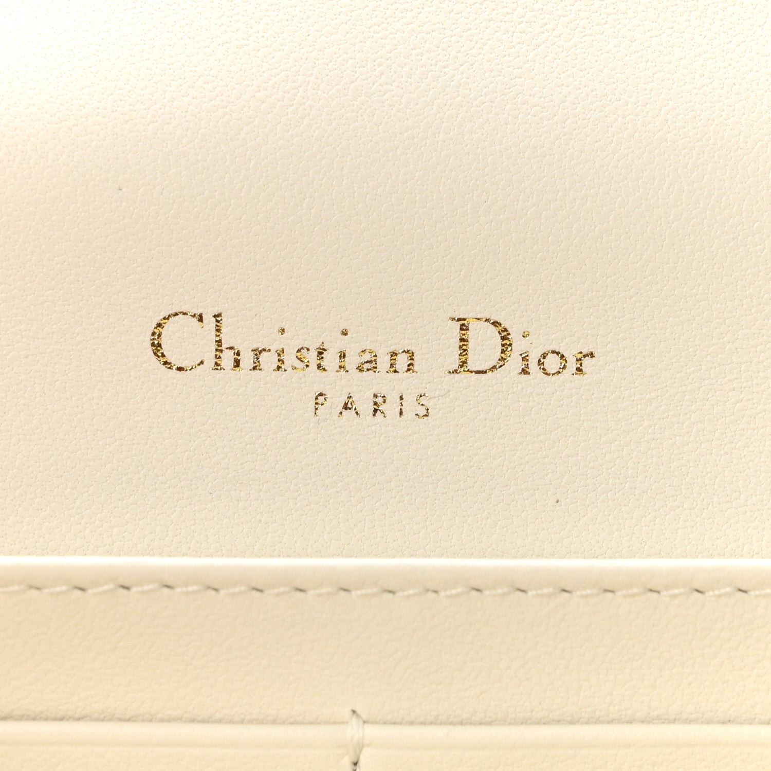 Christian Dior Lambskin Cannage My Dior Daily Pouch With Chain Latte 6 of 11