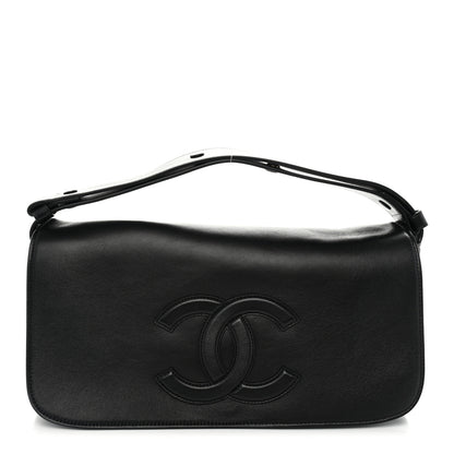 Chanel Lambskin CC Maxi Messenger Bag Black 1 of 10