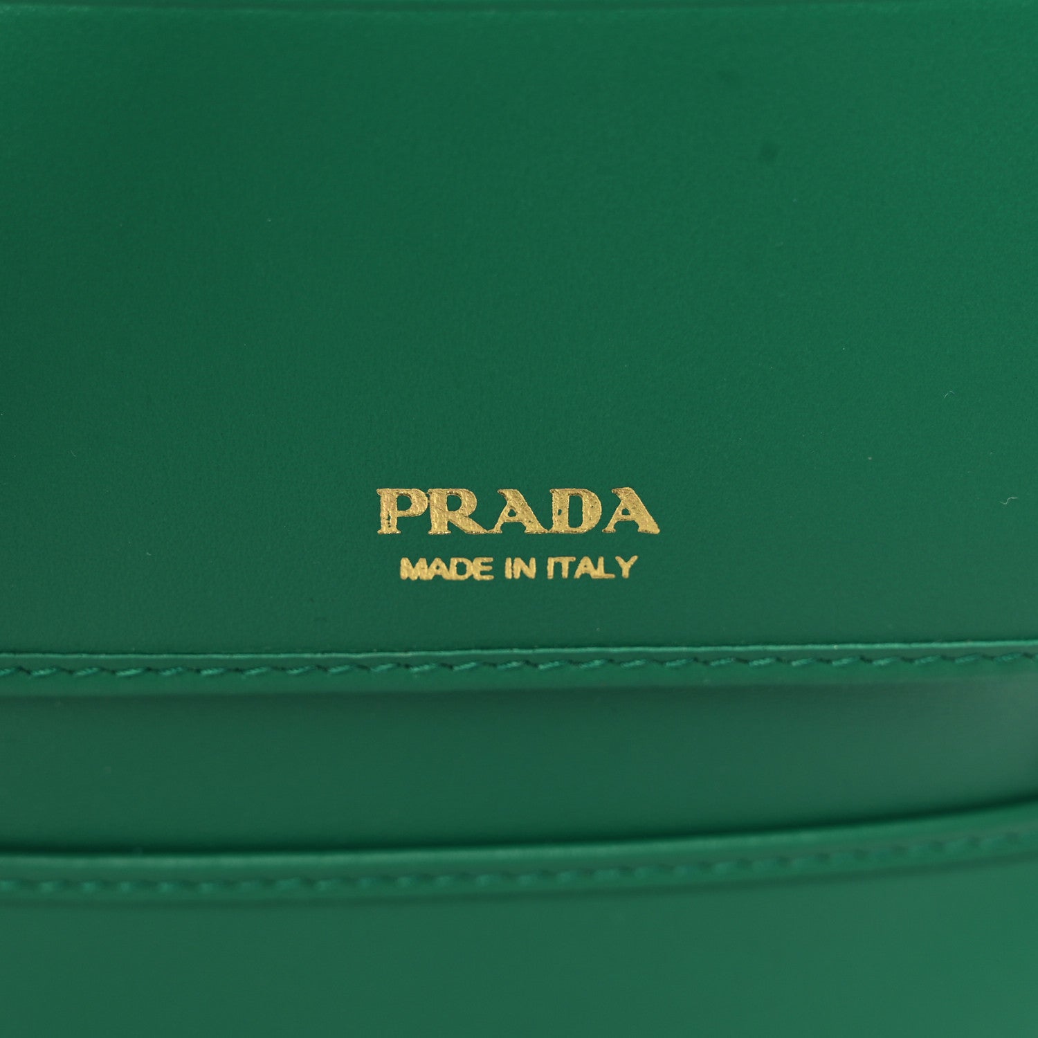 Prada Saffiano Small Triangle Wallet Mango 6 of 7