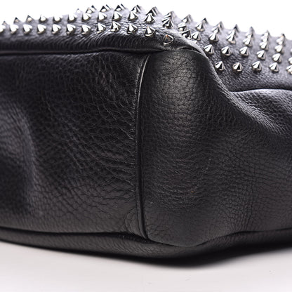 Burberry Brit Studded Calfskin Shopper Medium Black 11 of 12