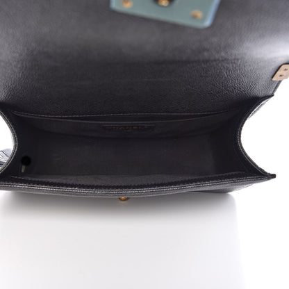Chanel Caviar Quilted Medium Boy Flap Black 6 of 10