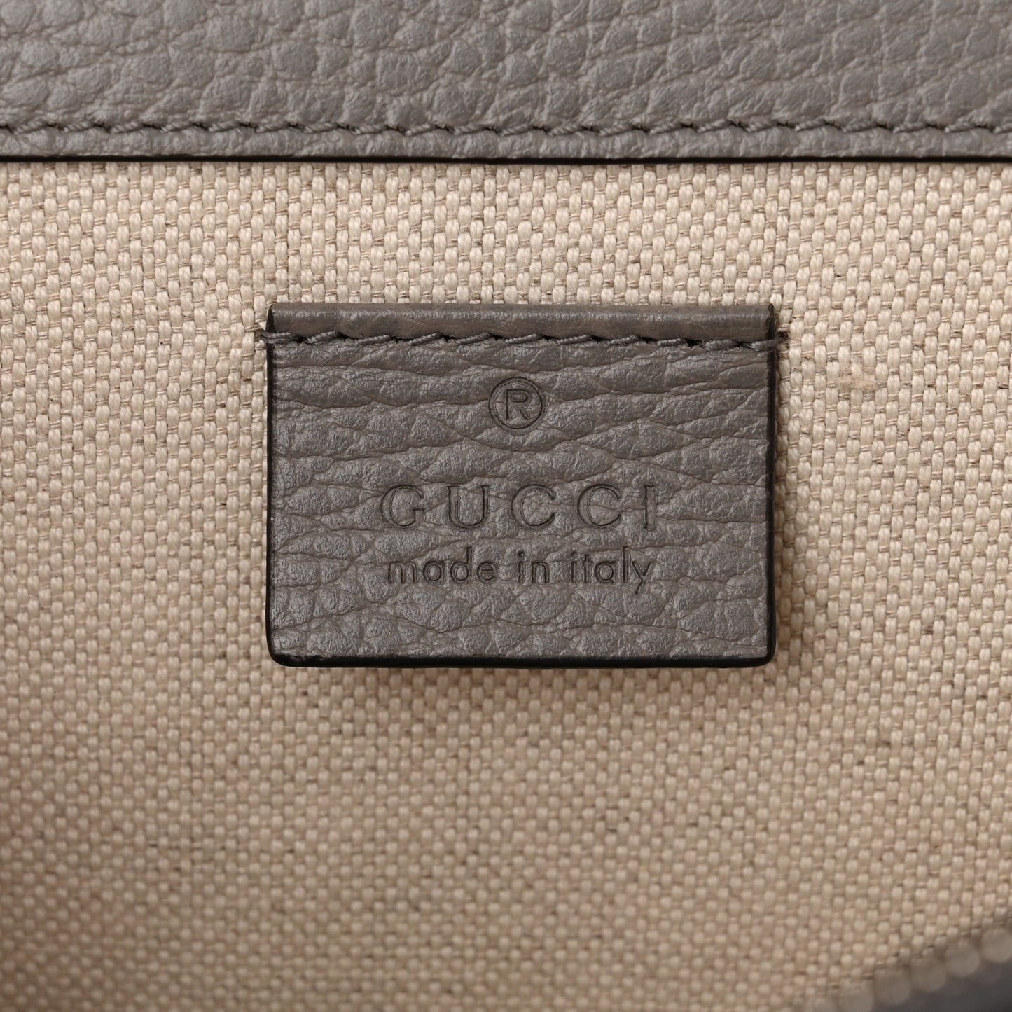 Pebbled Calfskin Small Dionysus Shoulder Bag Dusty Grey