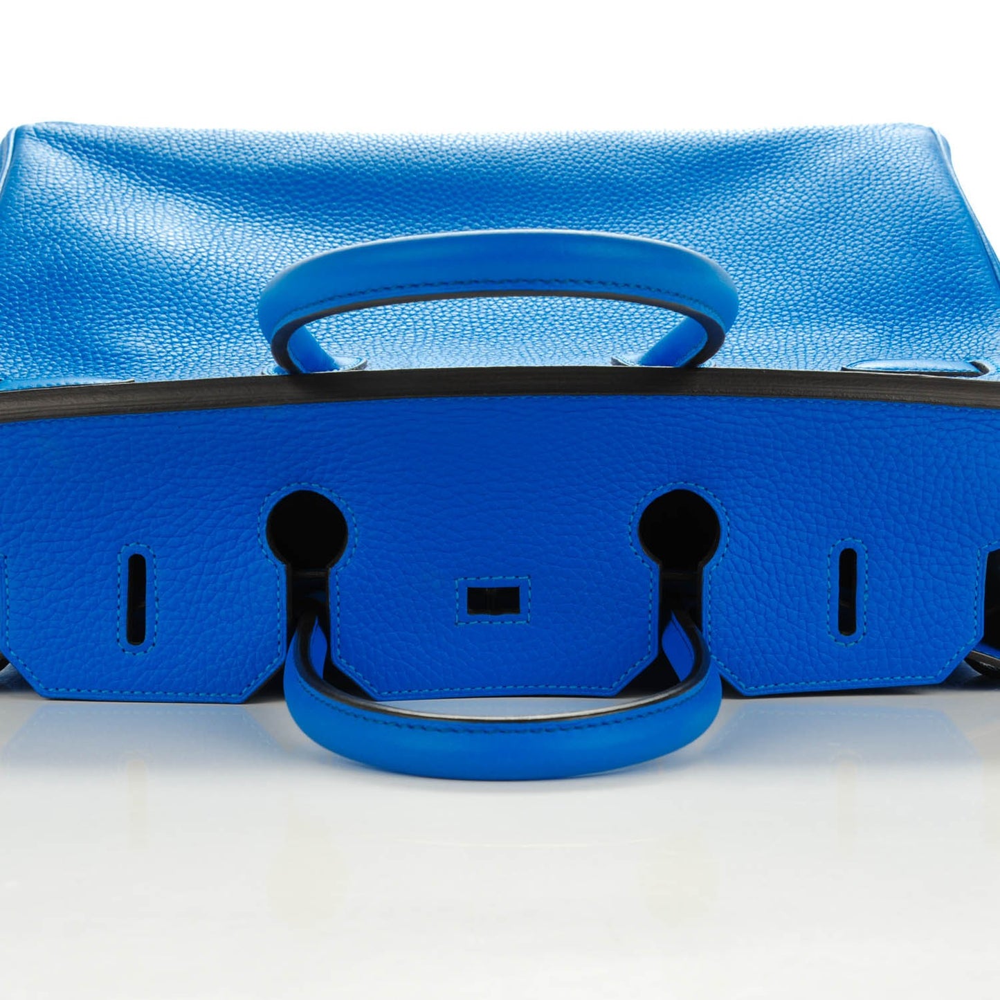 Taurillon Clemence Birkin 35 Bleu Hydra