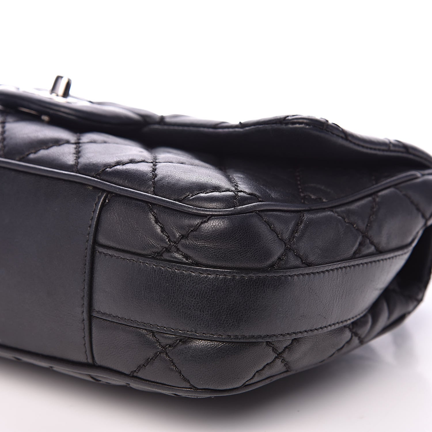 Chanel Lambskin Quilted Medium Easy Carry Flap Black 9 of 18