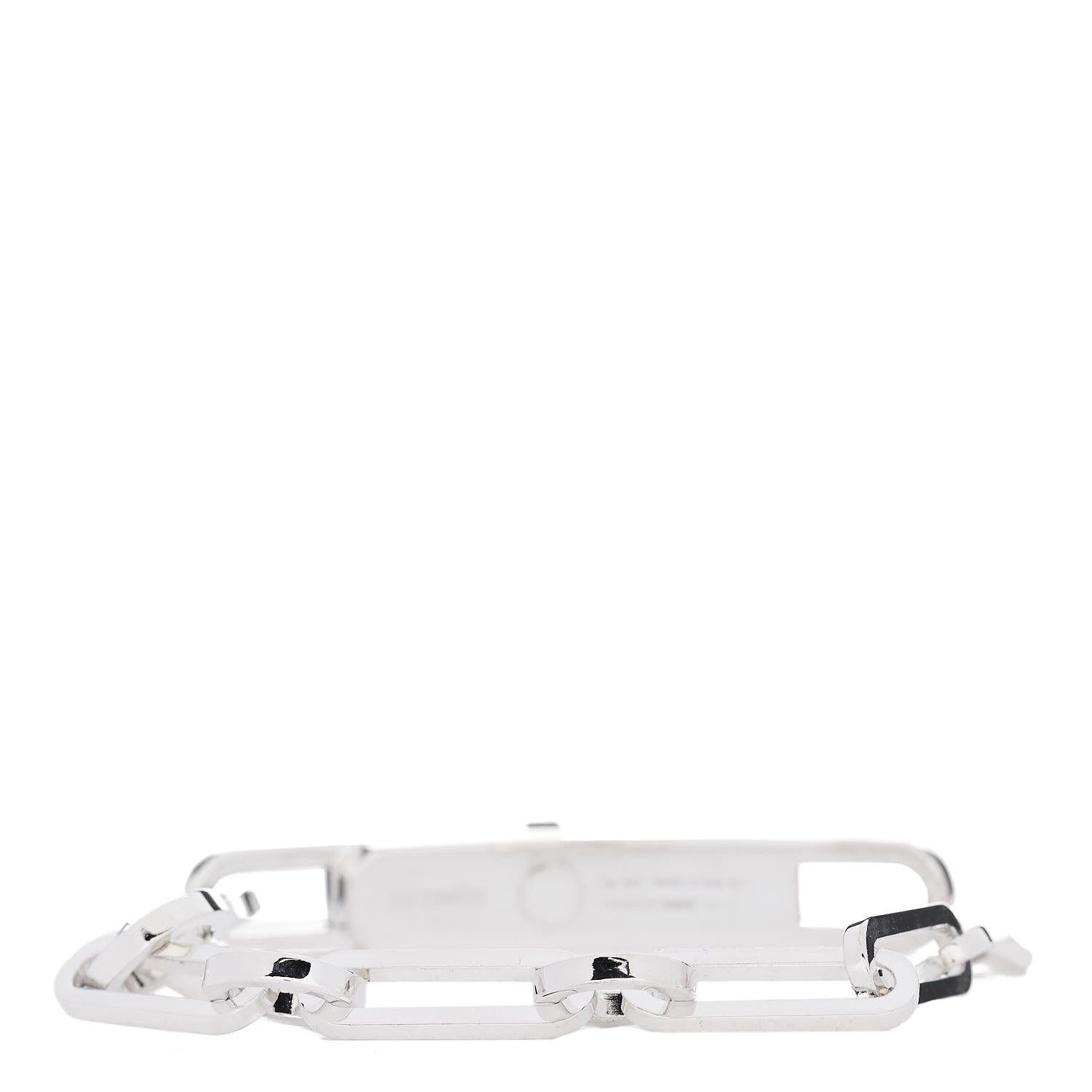 Hermes Sterling Silver Kelly Chaine Bracelet 3 of 5