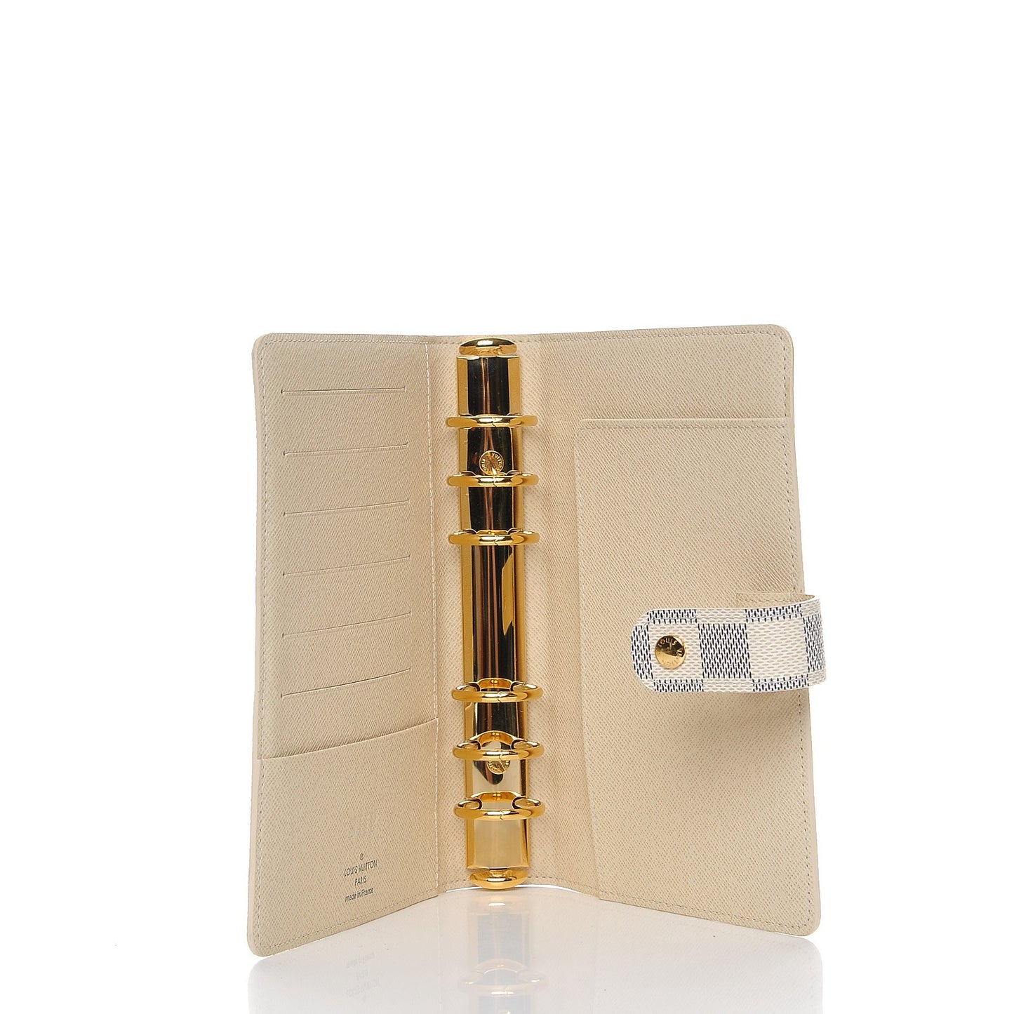 Damier Azur Medium Ring Agenda Cover