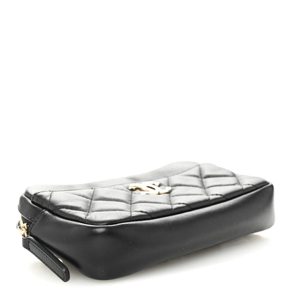 Chanel Lambskin Quilted Waist Bag Black 4 of 10