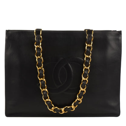 Chanel Lambskin Jumbo Shoulder Bag Black 1 of 8