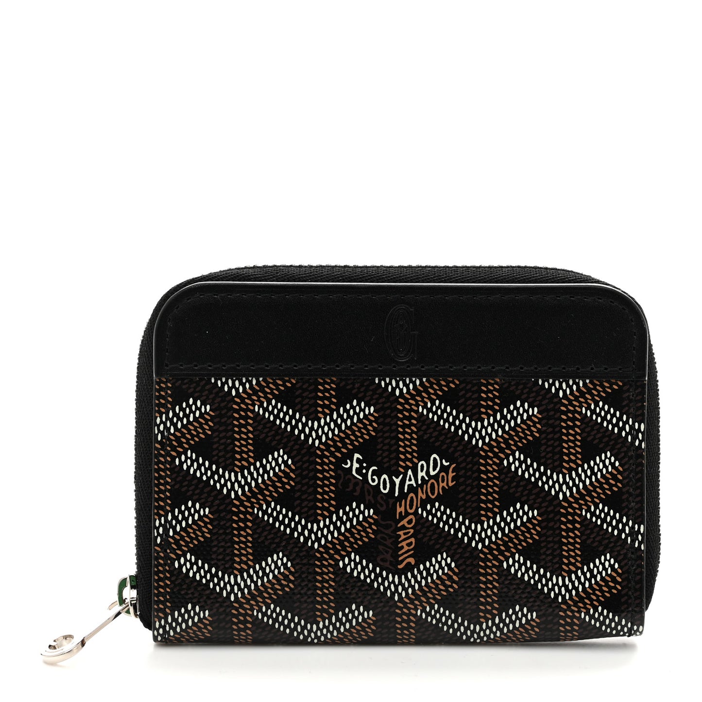 Goyardine Matignon Porte Monnaei Wallet Black