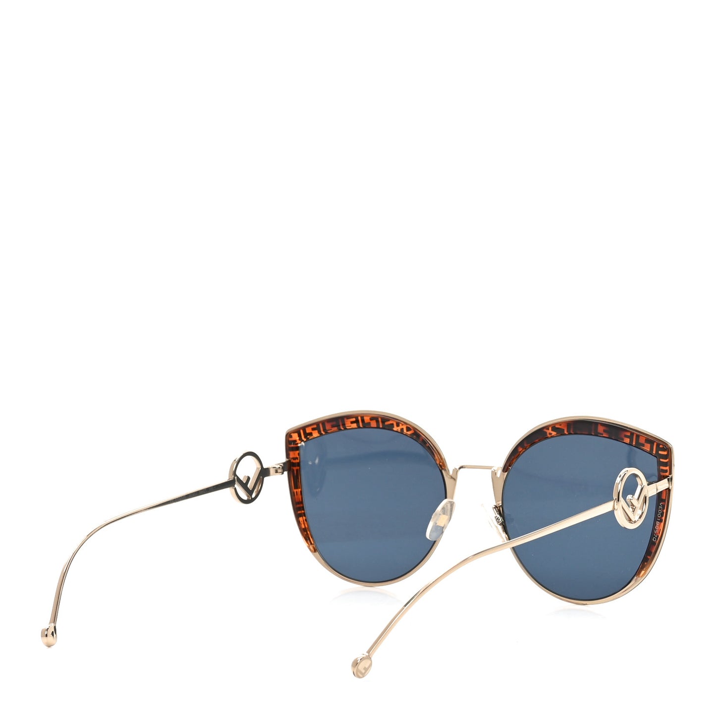 Metal Acetate F is Fendi FF Cat Eye Sunglasses FF 0290/S Gold