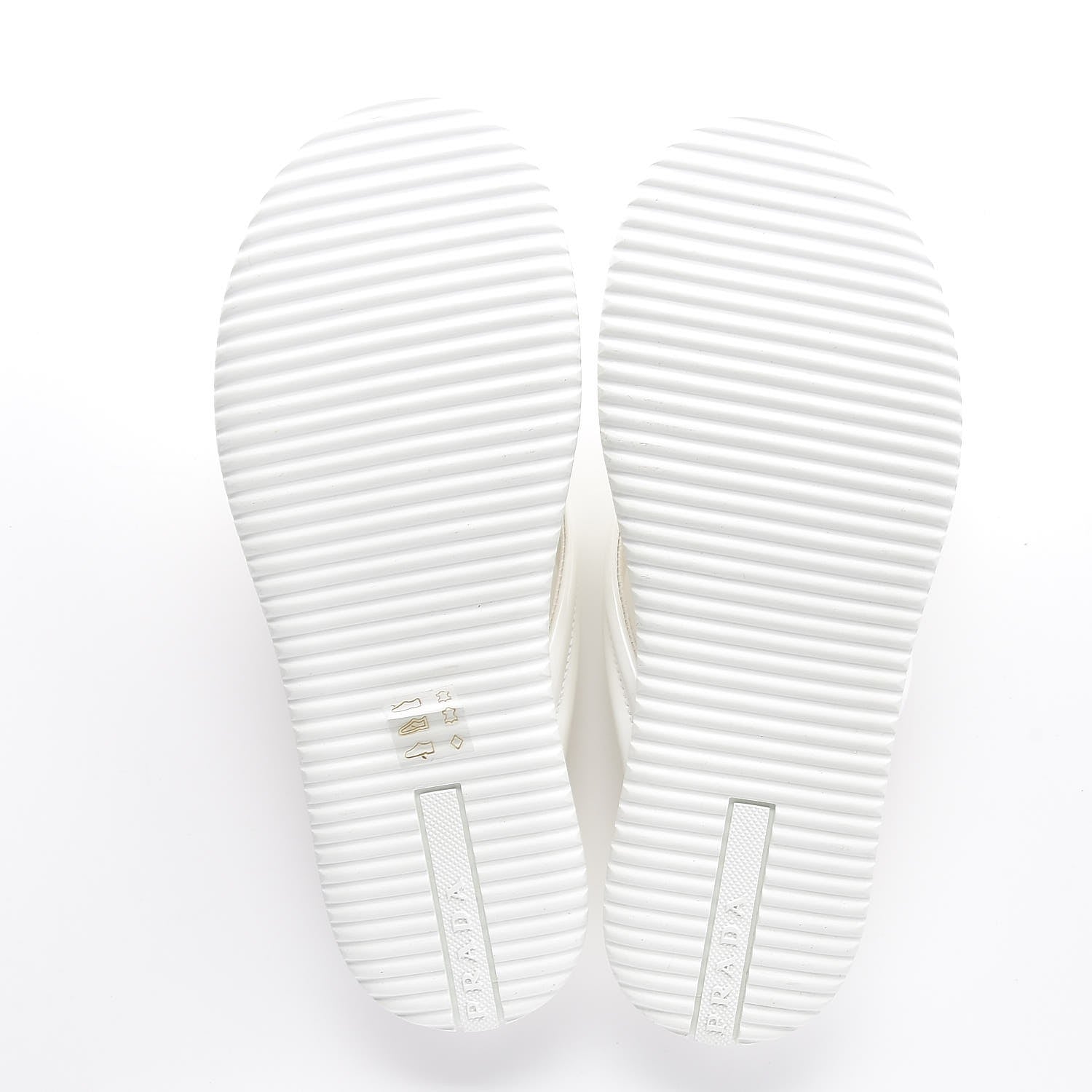 Prada Vernice Soft Thong Sandals 36 Bianco 5 of 7