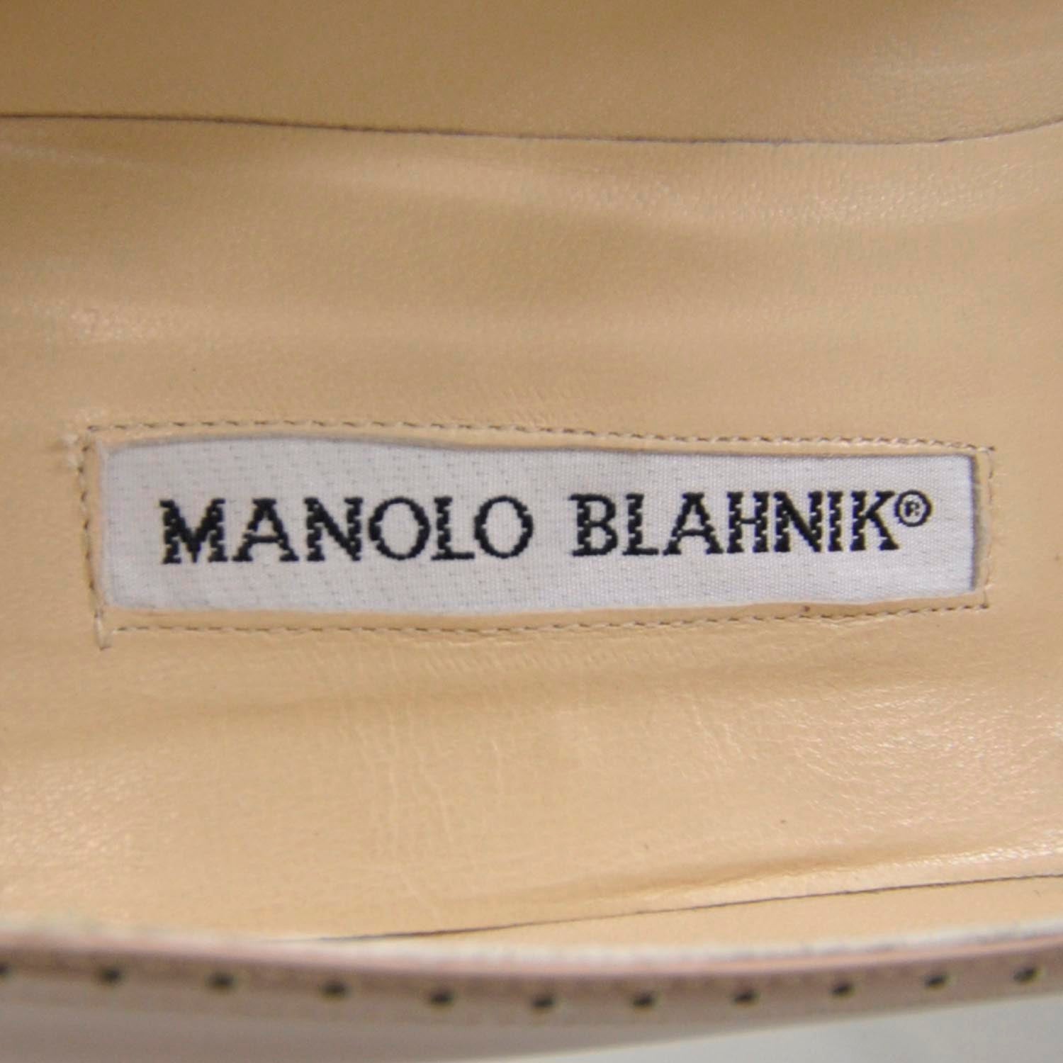 FASHIONPHILE MANOLOBLAHNIKPatentMaryJaneKittenHeels40.5 6 of 6