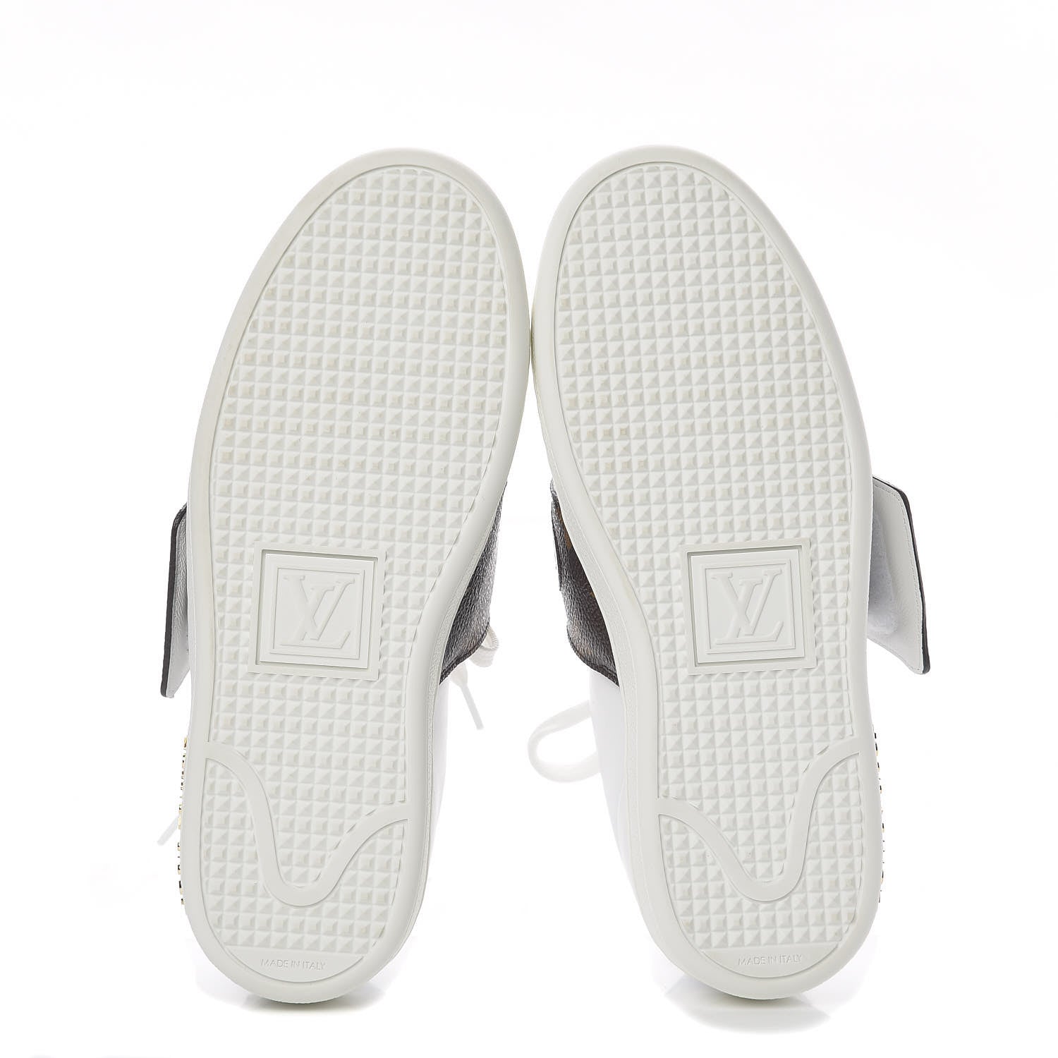 Louis Vuitton Calfskin Monogram Frontrow Sneakers 34 White 6 of 9