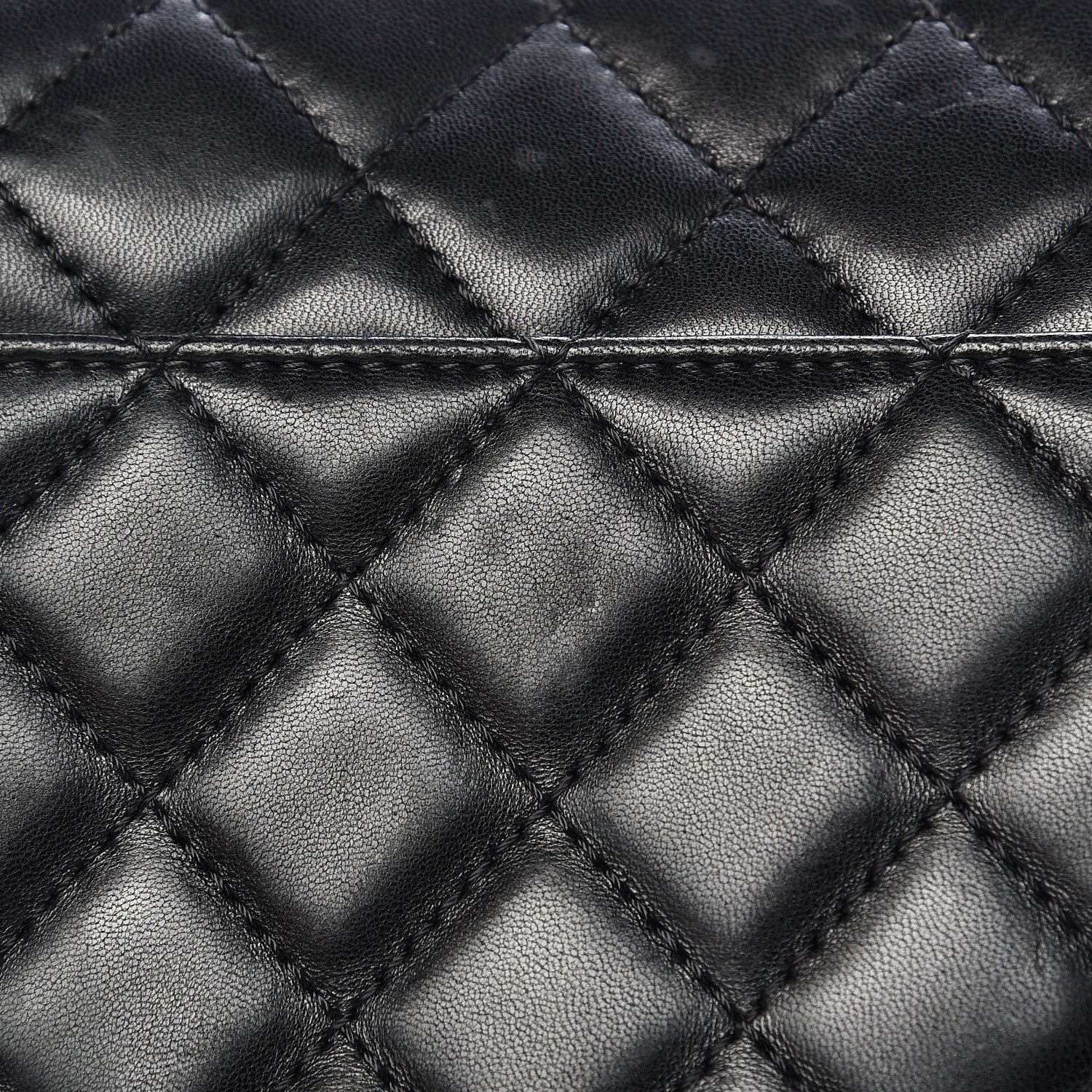Chanel Lambskin Quilted Large Geometric Flap Black 16 of 17