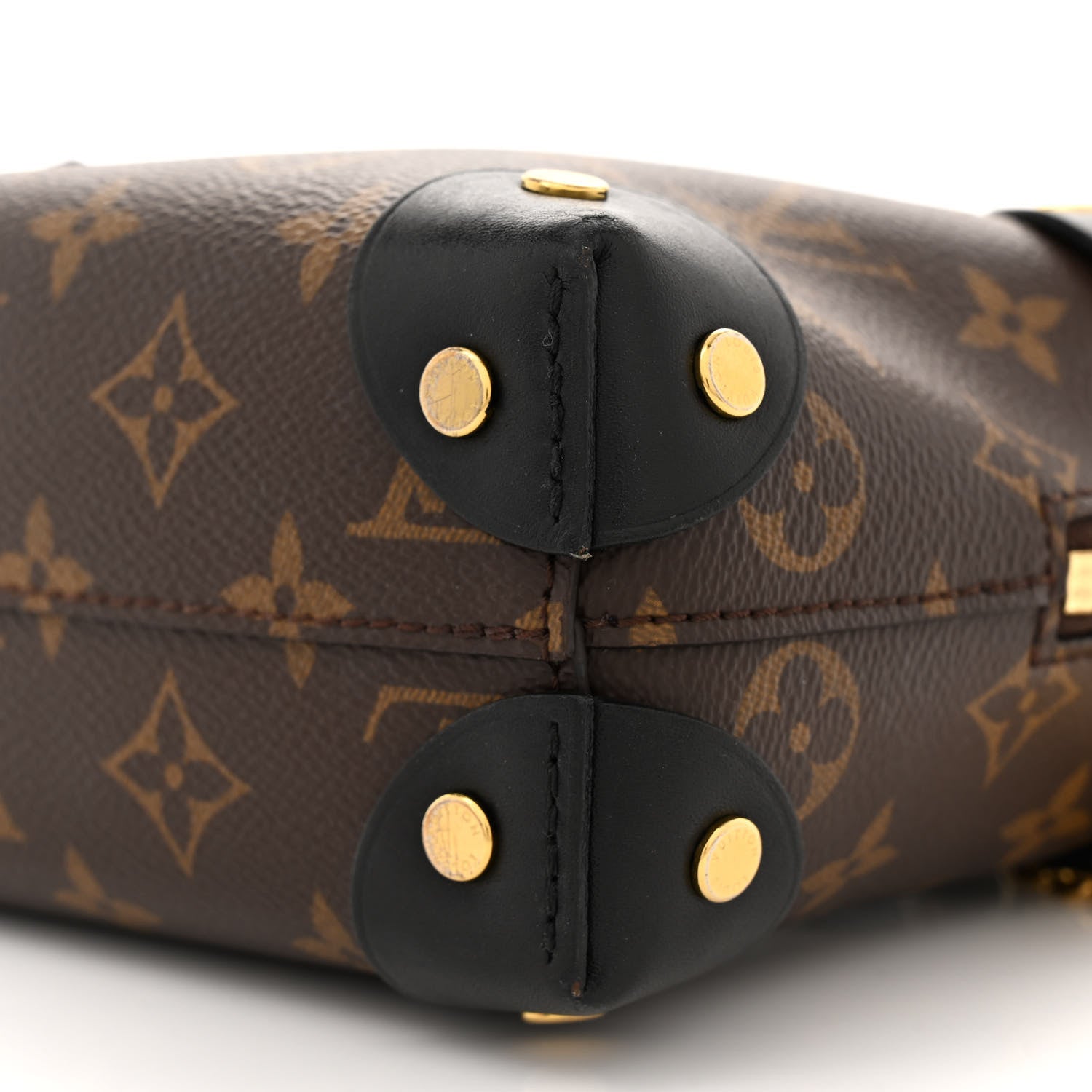Louis Vuitton Monogram Petite Malle Souple Black 9 of 20