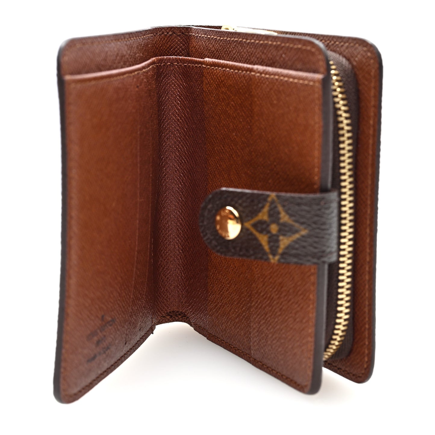 Monogram Compact Zippe Zipped Wallet