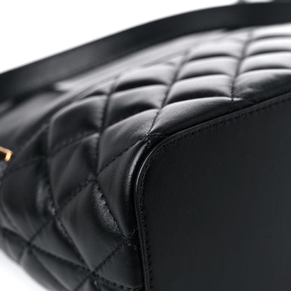 Versace Nappa Quilted Medusa Bucket Bag Black 11 of 14