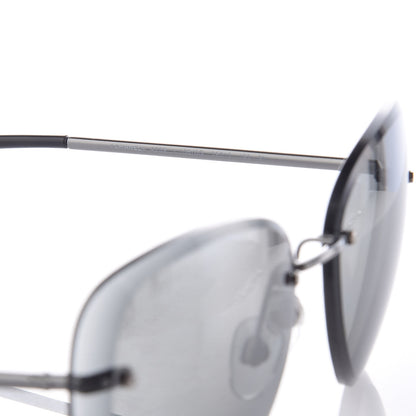 Chanel Mirrored Pilot Sunglasses 4239 Silver 5 of 8