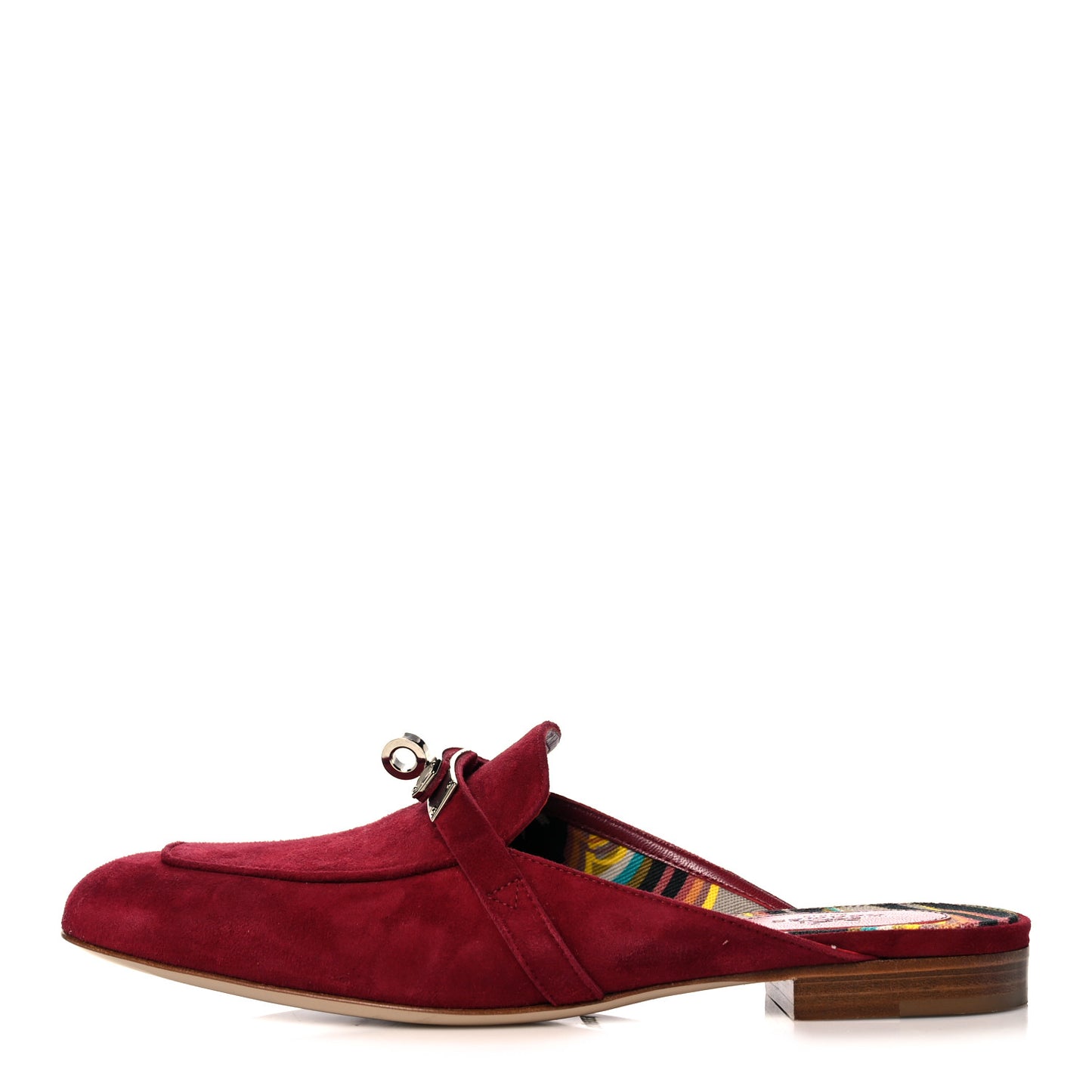 Velvet Goatskin Womens Oz Mules 36.5 Rouge Tibetain