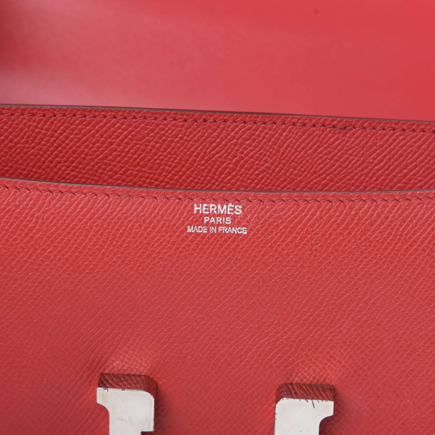 Hermes Epsom Constance Elan 25 Rouge Casaque 6 of 11