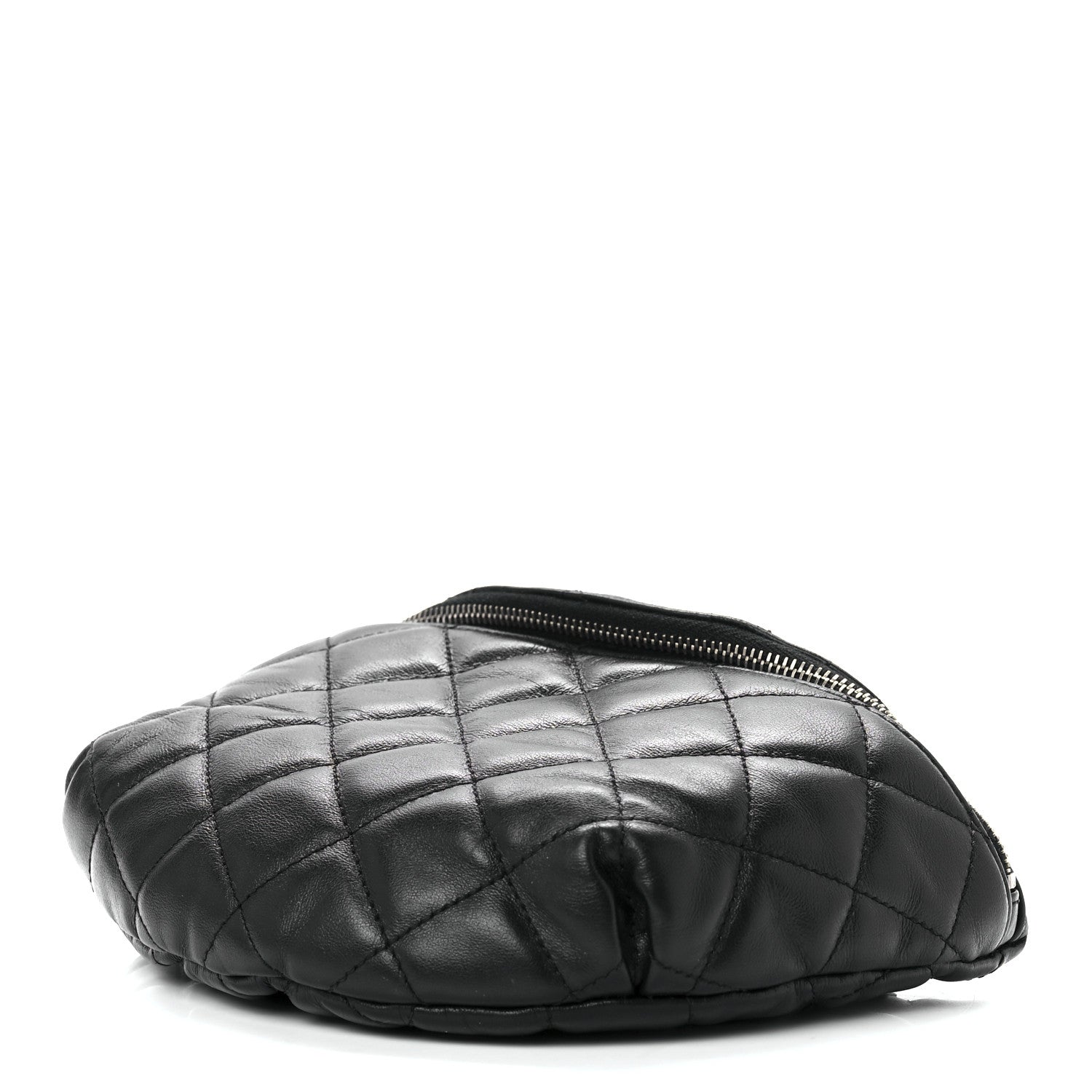 Chanel Calfskin Quilted Waist Belt Bag Black 8 of 11