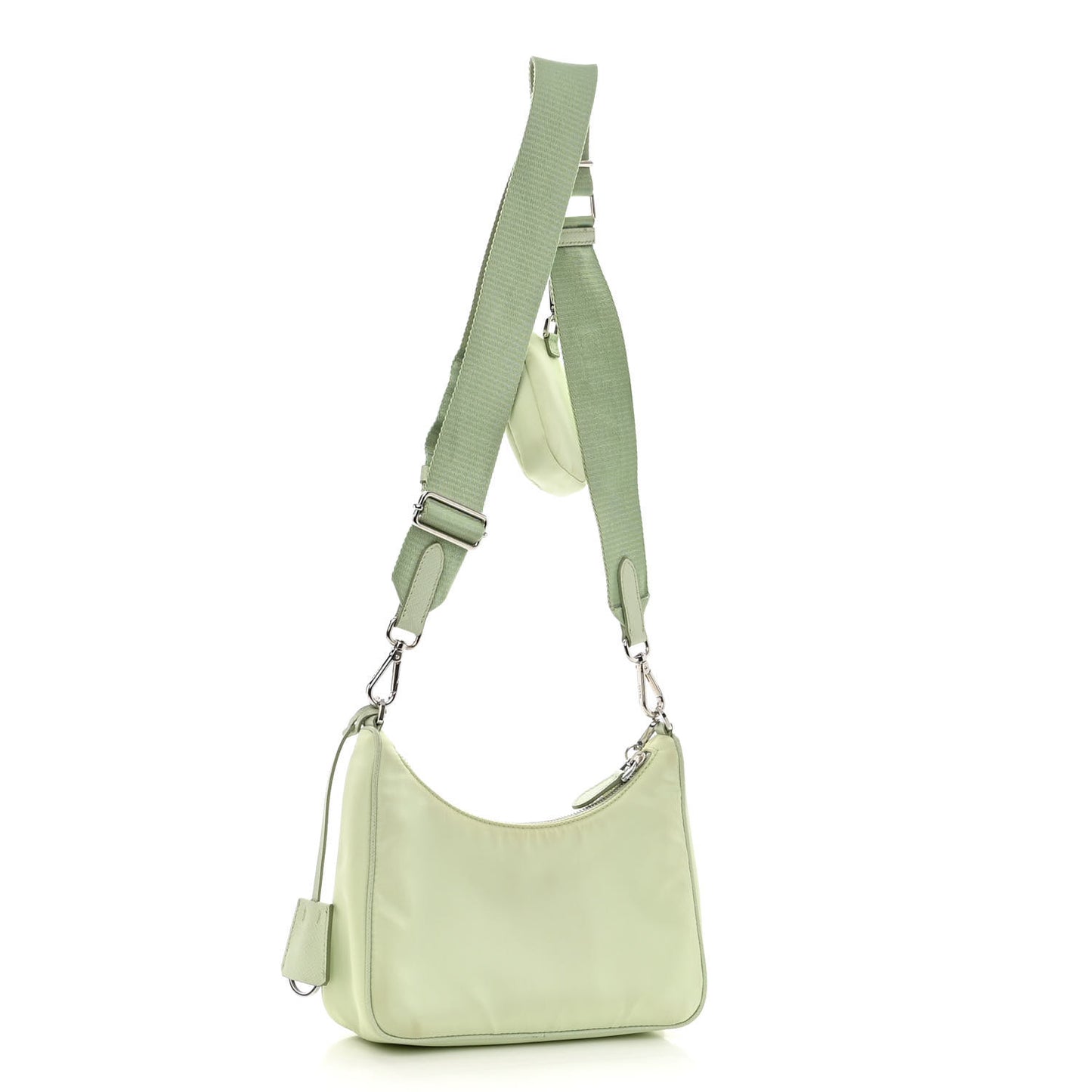 Re-Nylon Saffiano Re-Edition 2005 Shoulder Bag Acqua