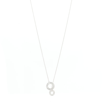 Tiffany Sterling Silver Atlas Lariat Pendant Necklace 1 of 5