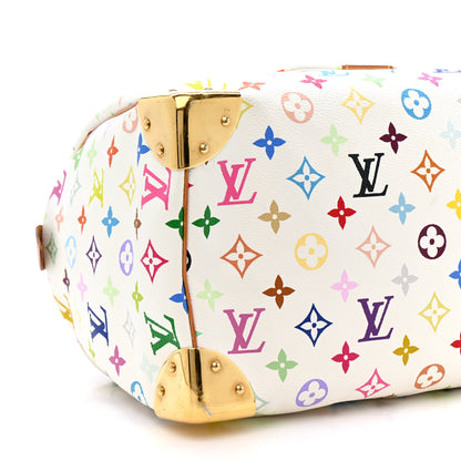 Louis Vuitton Monogram Multicolor Speedy 30 White 9 of 15