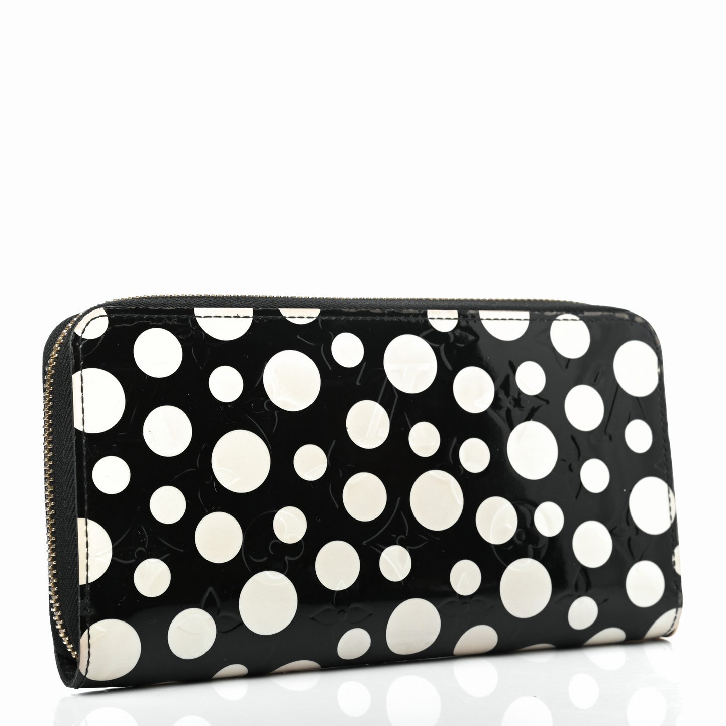 Vernis Kusama Infinity Dots Zippy Wallet Black