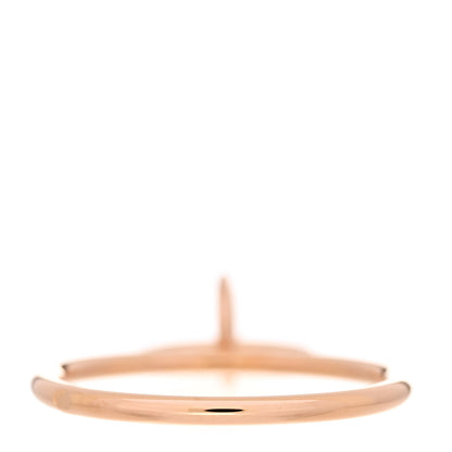 Hermes 18K Rose Gold Diamond Gambade Ring 51 5.75 3 of 7