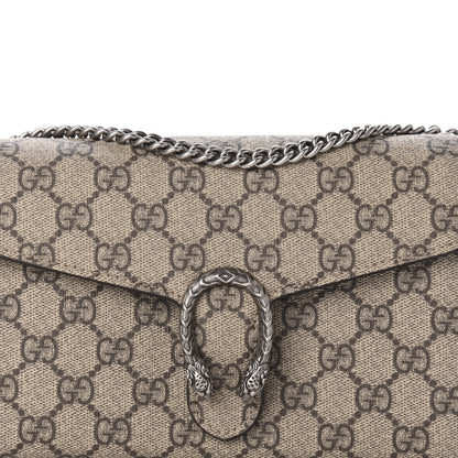 Gucci GG Supreme Monogram Mini Dionysus Chain Wallet Beige Taupe 10 of 11