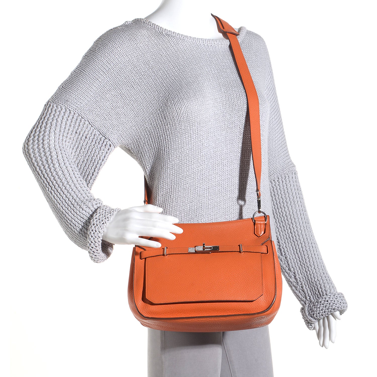 Hermes Togo Jypsiere 28 Orange 25 of 29