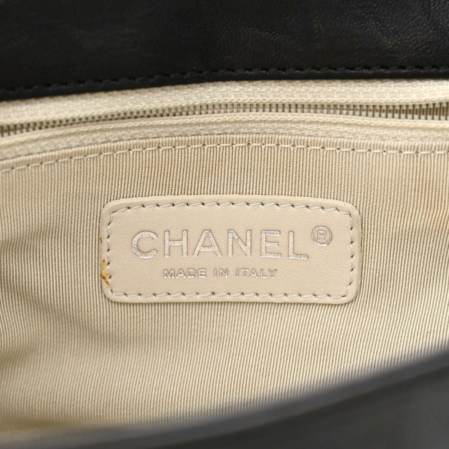 Washed Lambskin Quilted Mini Chain Around Flap Black
