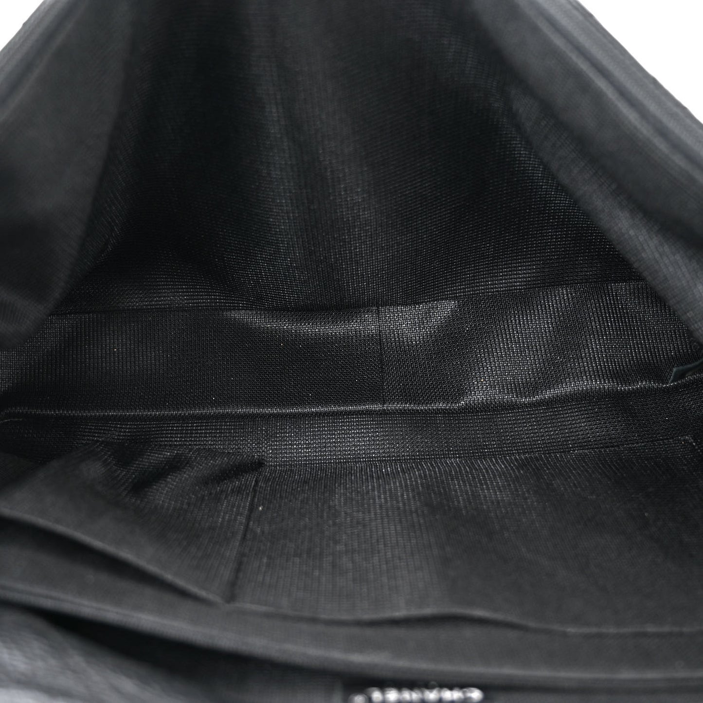 Calfskin Quilted XXL Travel Flap Bag Black