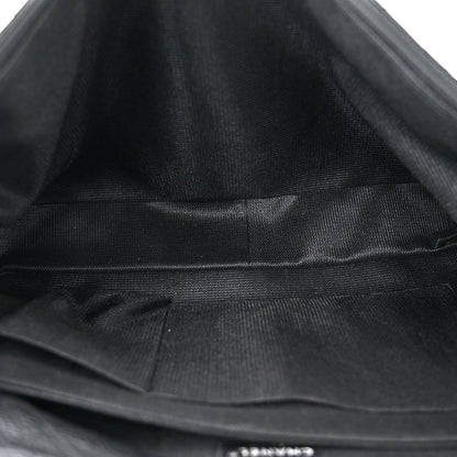 Chanel Calfskin Quilted XXL Travel Flap Bag Black 5 of 10