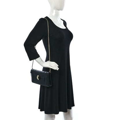 Bulgari Calfskin Serpenti Forever Shoulder Bag Black 2 of 9