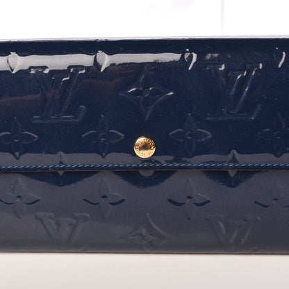 Louis Vuitton Vernis Sarah Wallet Grand Blue 10 of 11