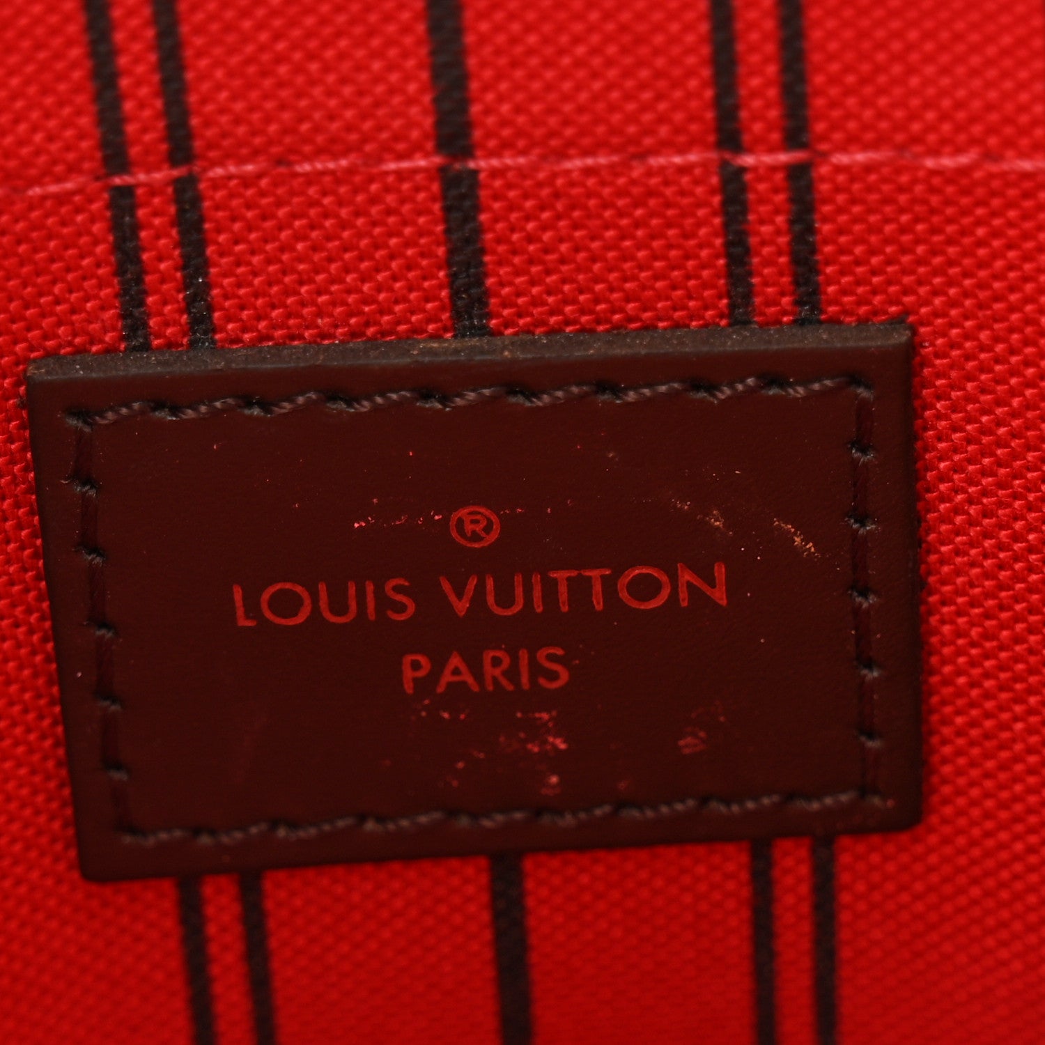 Louis Vuitton Damier Ebene Neverfull MM GM Pochette 6 of 12