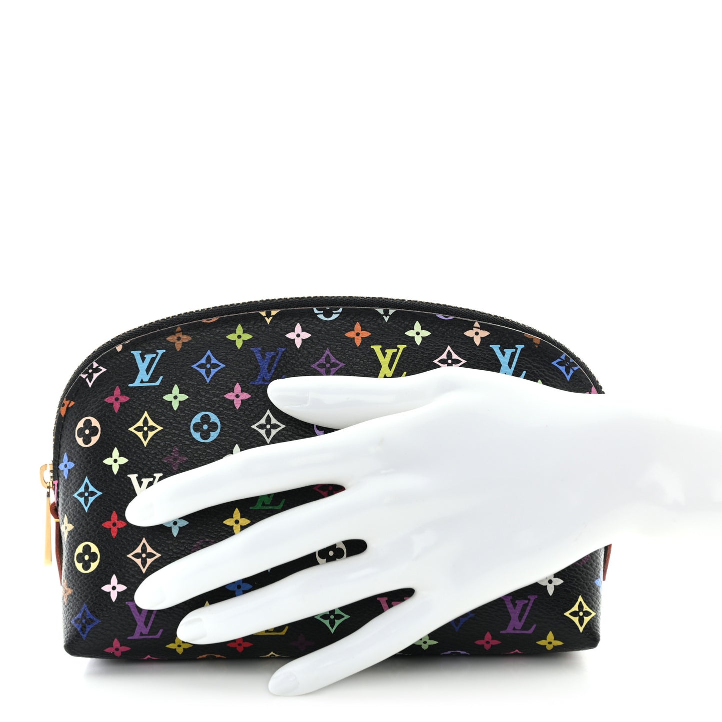 Monogram Multicolor Cosmetic Pouch Black Grenade
