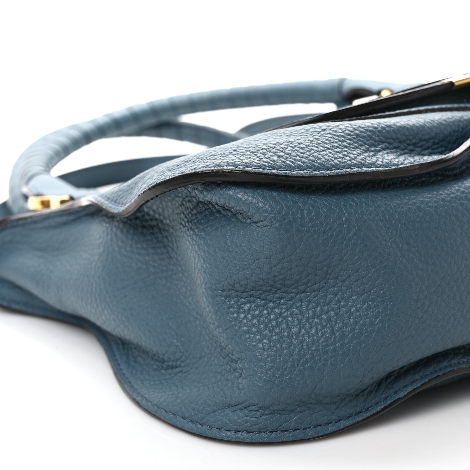 Chloe Calfskin Medium Marcie Satchel Blue 8 of 9