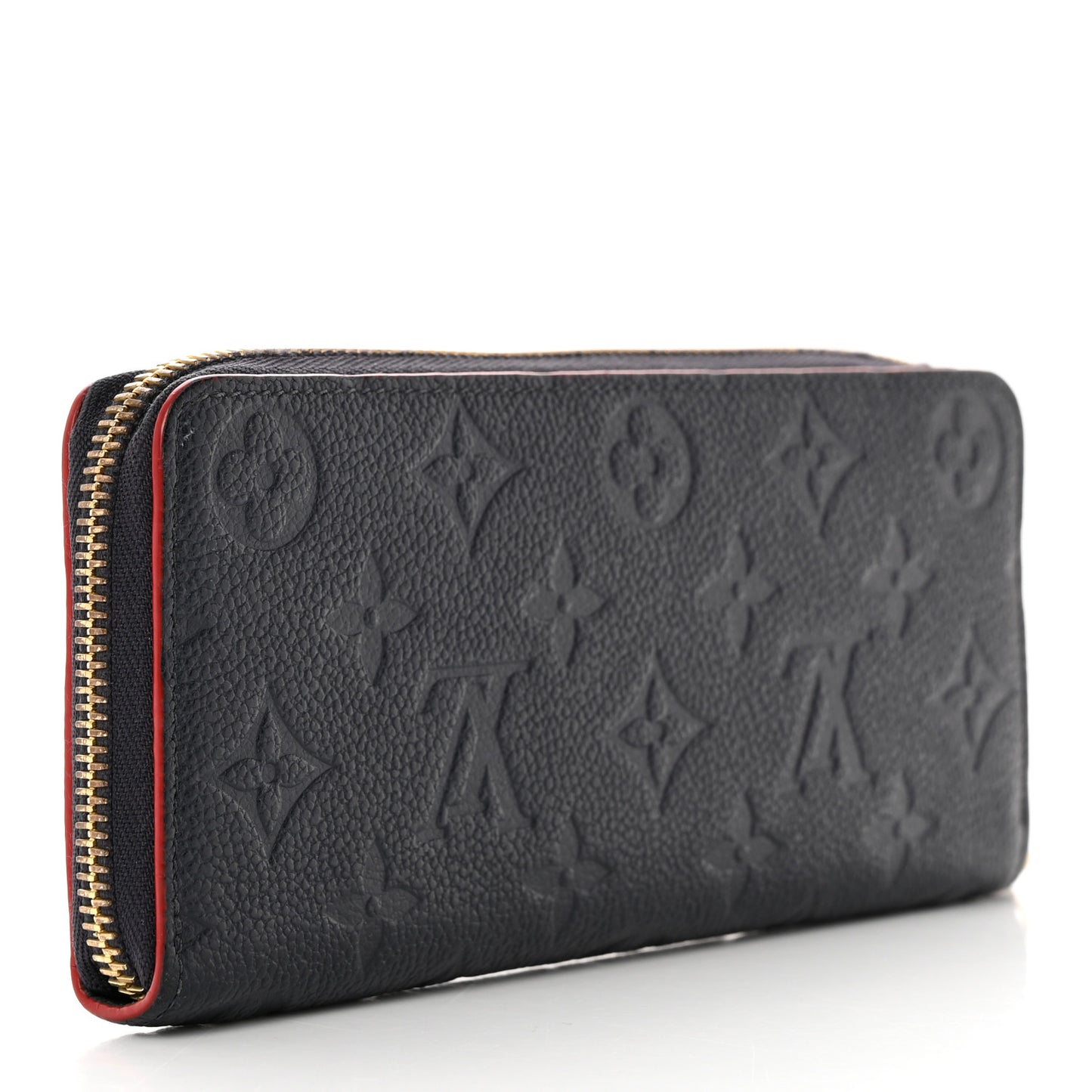 Empreinte Clemence Wallet Marine Rouge
