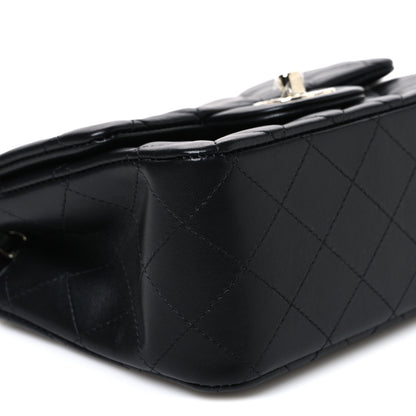 Chanel Lambskin Quilted Mini Square Flap Black 8 of 10