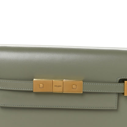Saint Laurent Smooth Calfskin Small Manhattan Shoulder Bag Light Green 8 of 11