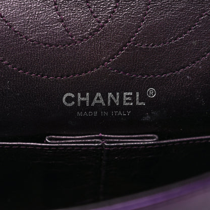 Chanel Metallic Calfskin 2.55 Reissue 225 Flap Violet 6 of 11