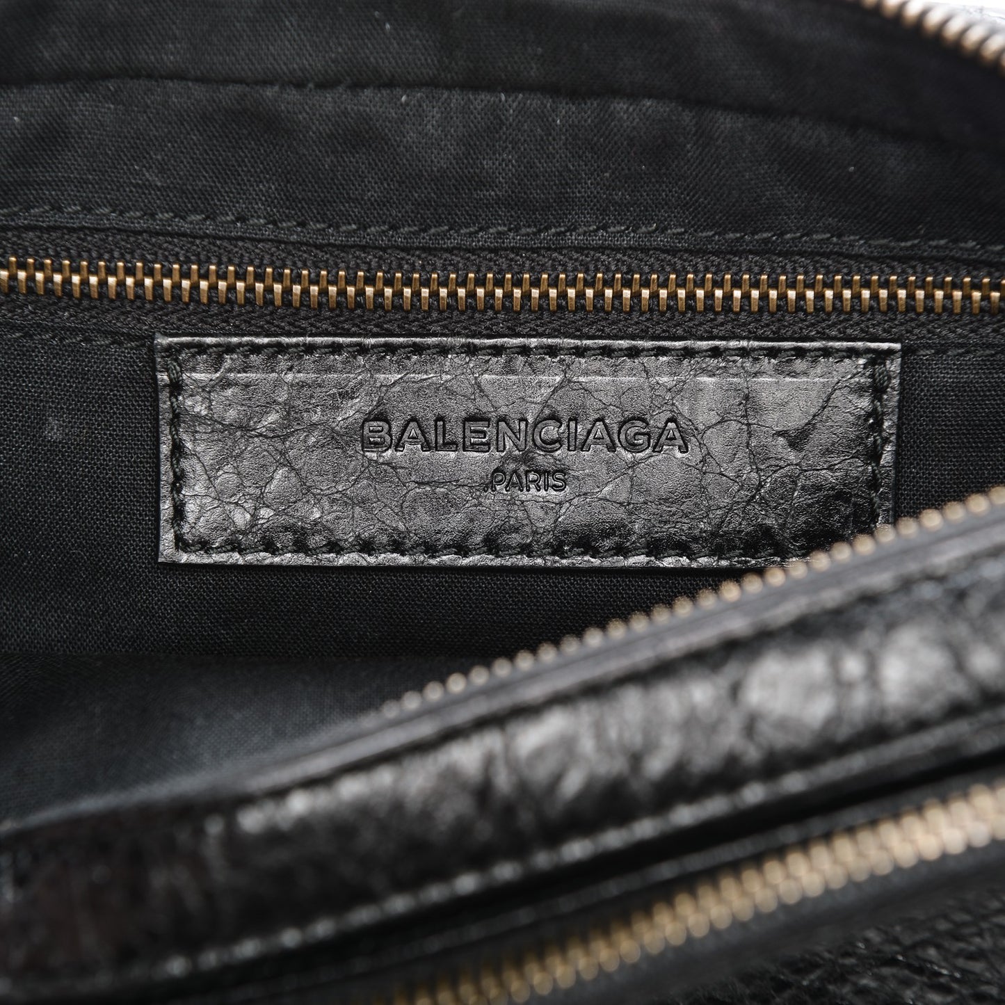 Agneau Classic Hardware Tool Kit Crossbody Black